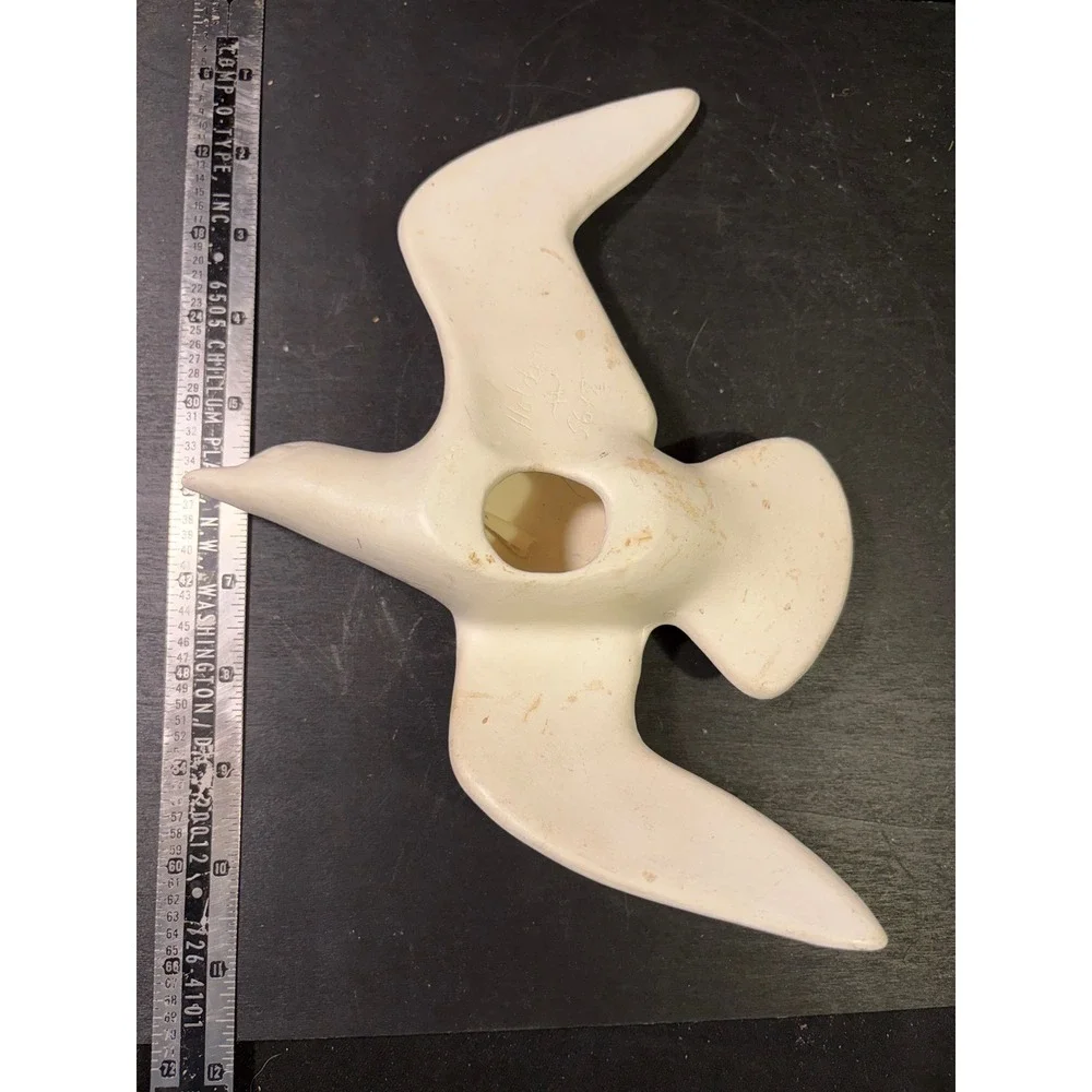 Vintage Holden Ceramic Seagull Wall Art Set of 3 Matte White Flying Birds 5687